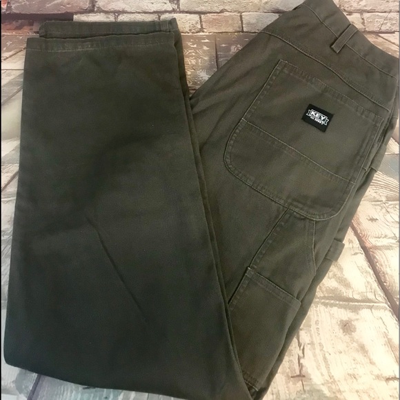 key double knee pants